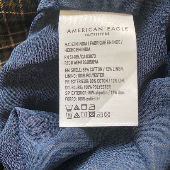 AMERICAN EAGLE High Rise Paper Bag Mini Skirt NWOT - Picture 5 of 6